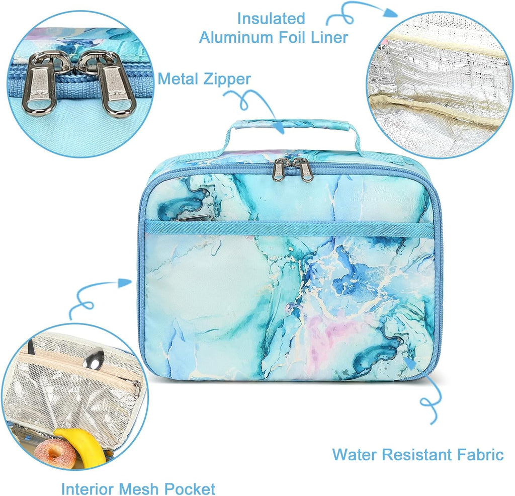 Kids Lunch Box, Insulated Lunch Bag for Girls Boys, Reusable Lunchbox for School Preschool Kindergarten Daycare