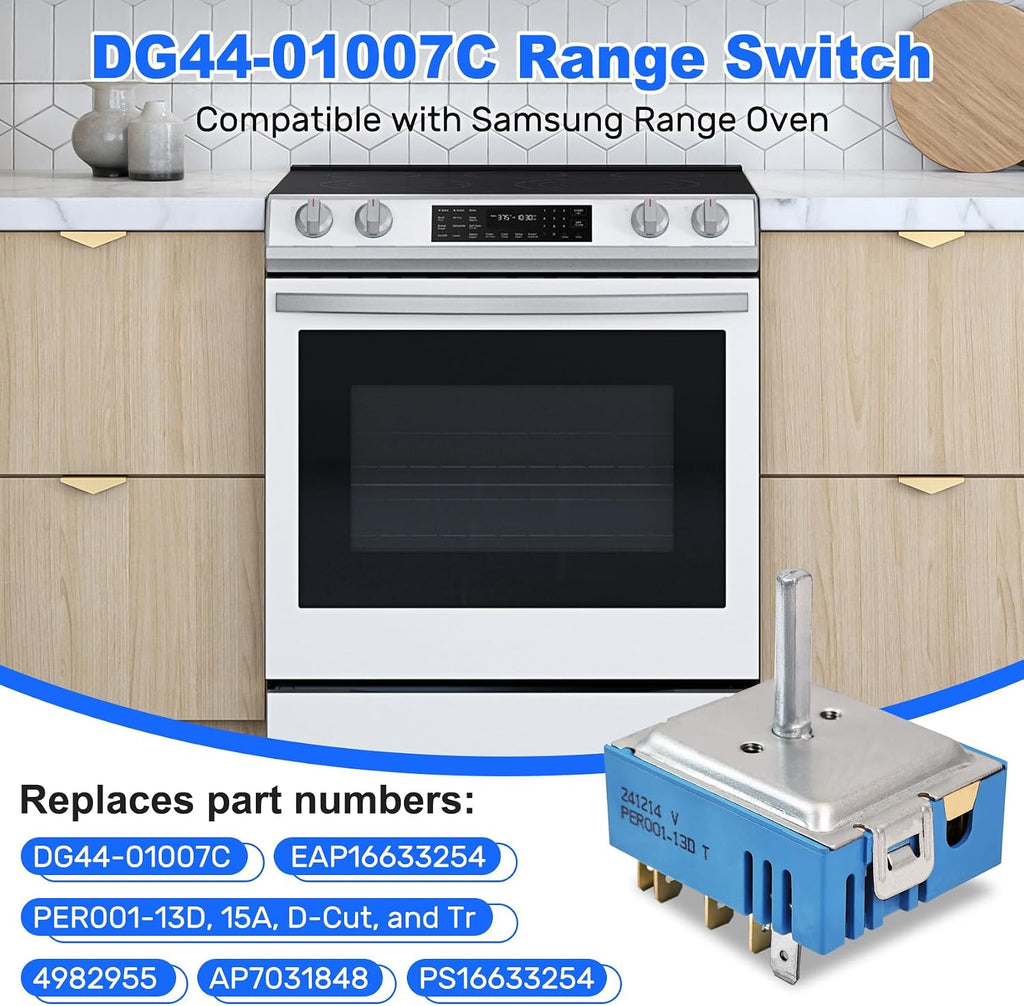 DG44-01007C PER001-13D Dual Infinite Switch Compatible With Samsung Range