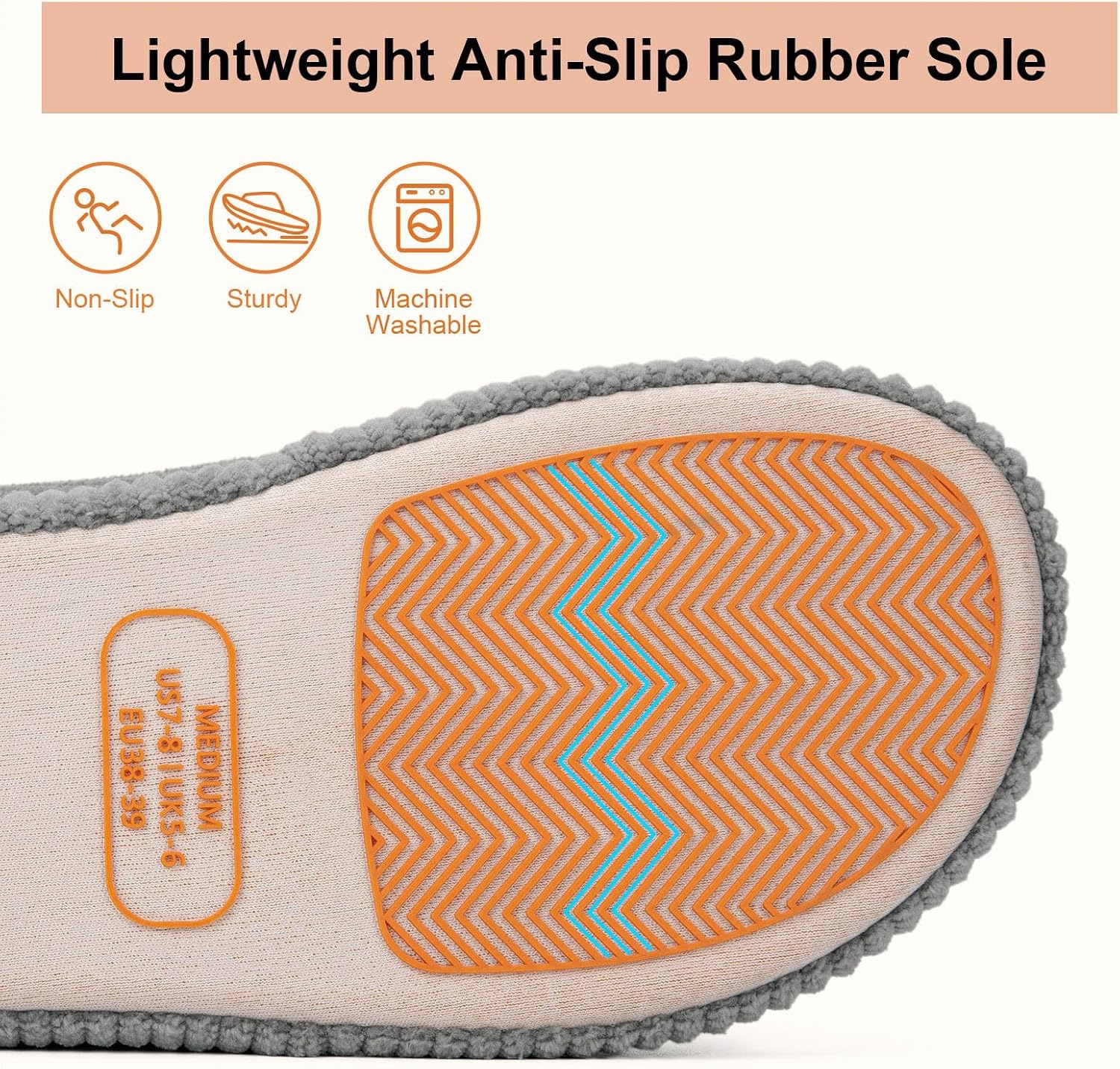 Slippers for Women Memory Foam Open Toe Slide Indoor House Shoes Slip On Bedroom Comfy Gift