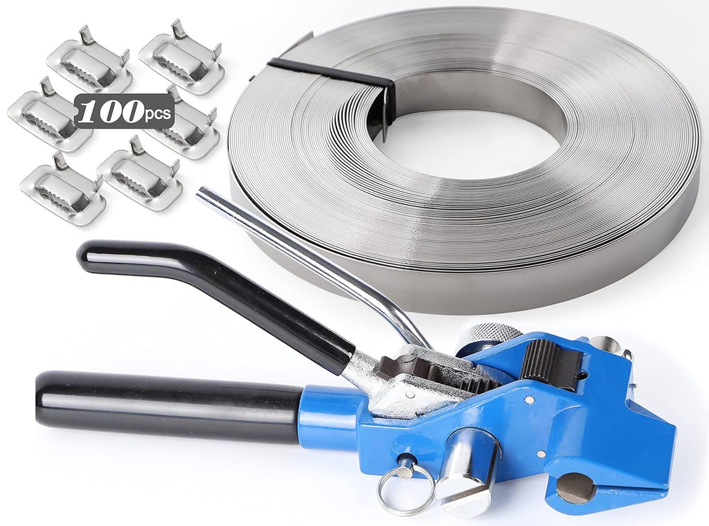 UpJiaFlarish Steel Banding Strapping Kit - Banding Tool, Stapping Tool