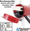 Rechargeable 50 Watt Loud Megaphone with Siren Bullhorn Speaker Outdoor Portable Amplifier