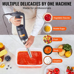 Commercial Immersion Blender, 350W Heavy Duty Hand Mixer, 16 inch Stepless Variable Speed Mixer with Stainless Steel