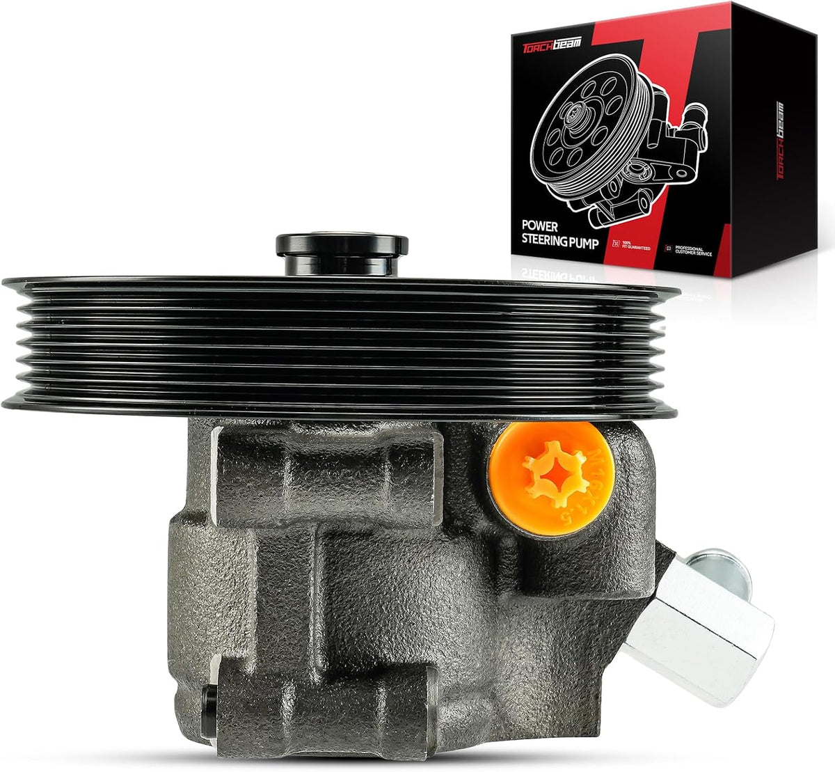 Torchbeam 20374 Power Steering Pump with Pulley for 08-11 Crown Victoria