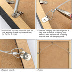 181 Pcs Picture Hanging Kit for Canvas Paintings, Photo Frames
