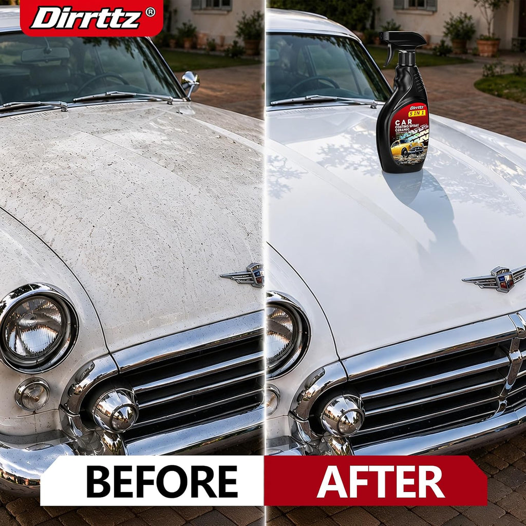 Ceramic Coating for Cars Polish (16 Fl Oz)Hydrophobic Car Wax Spray | Deep Gloss Shine, Hydrophobic Water Beading