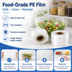 3 Rolls Mini Stretch Wrap for Bottles Jars Seals, 2in x 3150ft