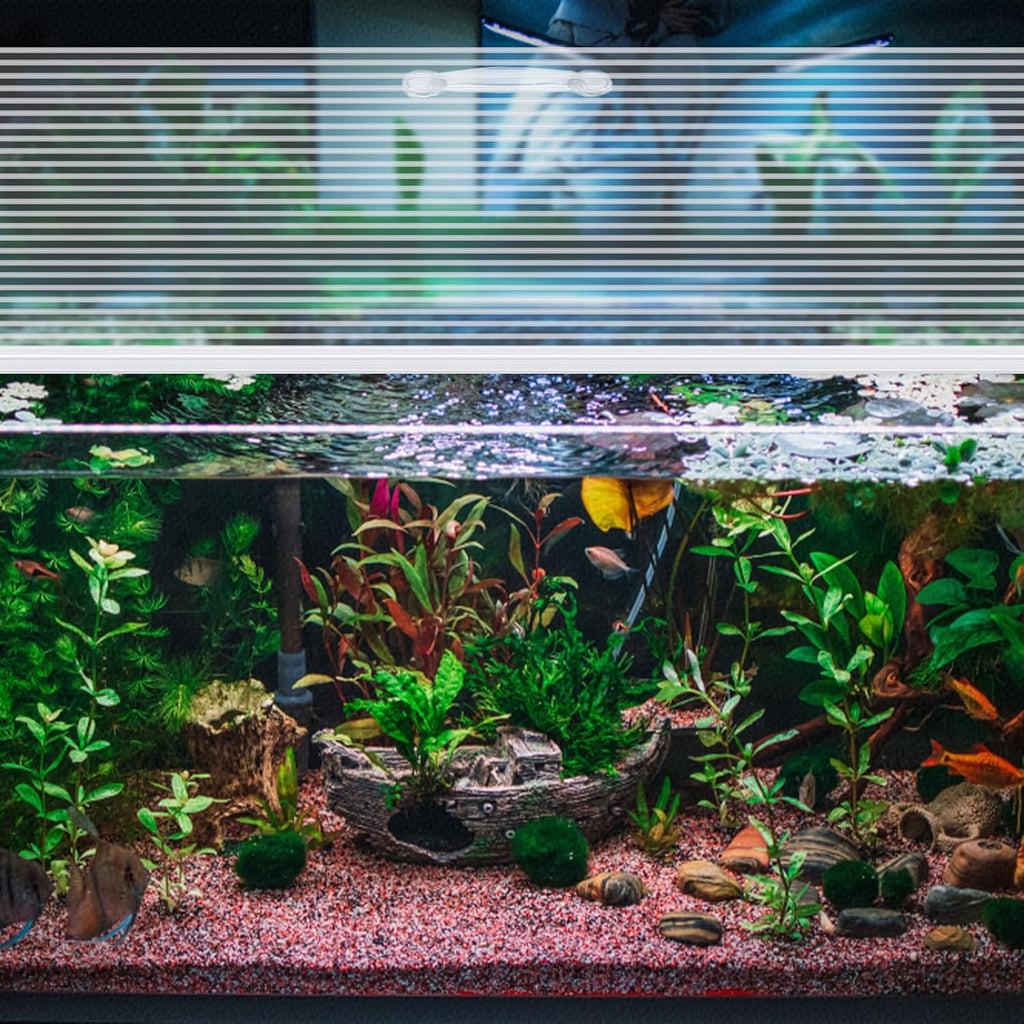 Aquarium Lids Canopy Set, 36 x 18 Inch, Clear, 1 Pcs