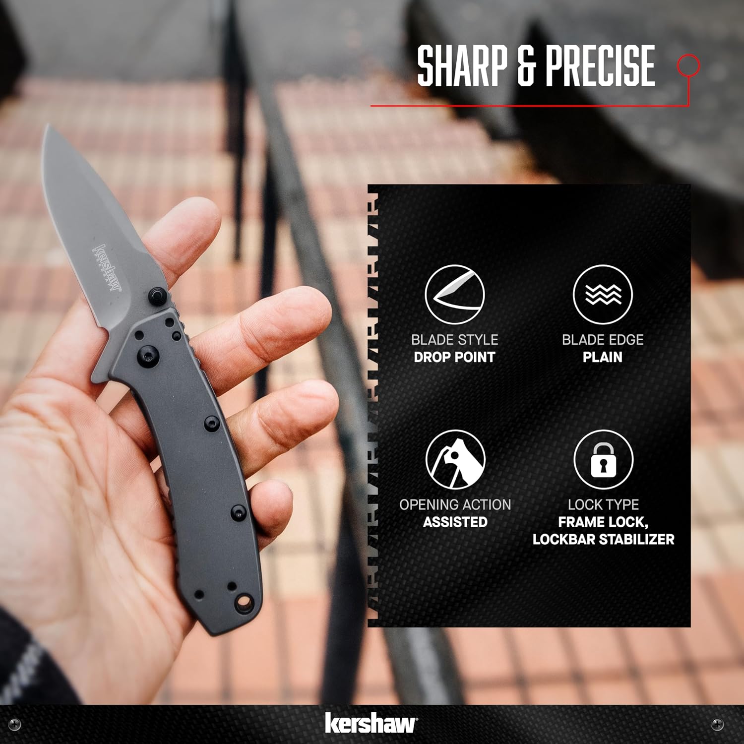 Cryo Pocket Knife, EDC Knife with Speedsafe Assisted Opening, 2.75 Inch Stainless Steel Blade, Multiple Styles