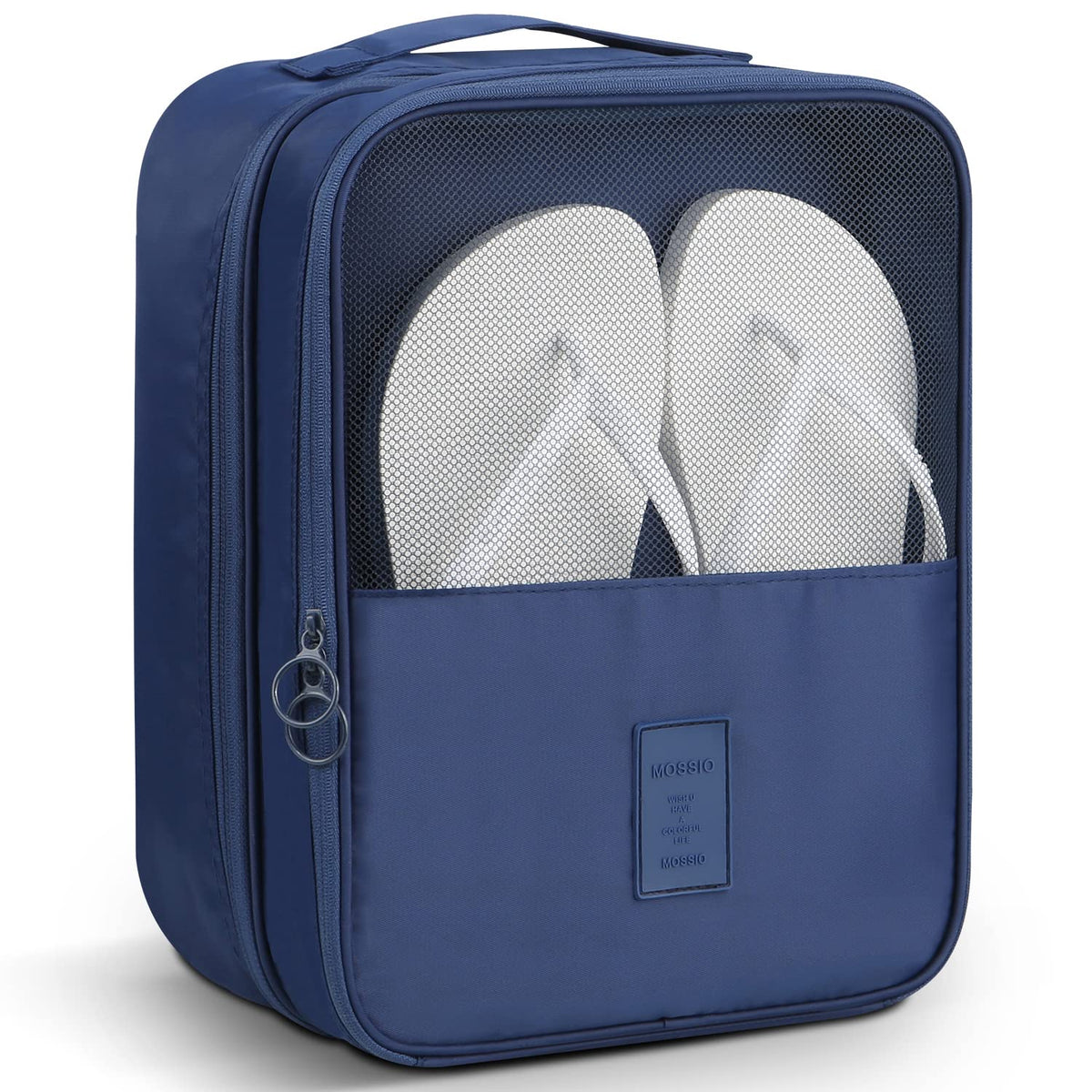 Packing Organizers,Mossio Foldable Dust-proof Overnight Travel Shoe Bag Dark Blue