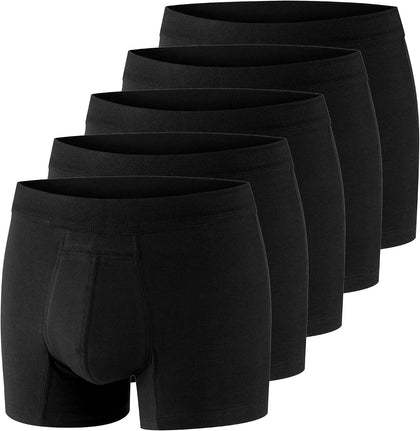 Men’s Incontinence Underwear – Washable & Reusable Cotton Boxer Briefs, Leakproof, Odor Control, Discreet and