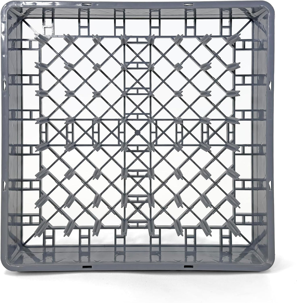 Peg Plate Rack for Commercial Dishwasher | Full Size Tray Rack | Polypropylene (Gray)