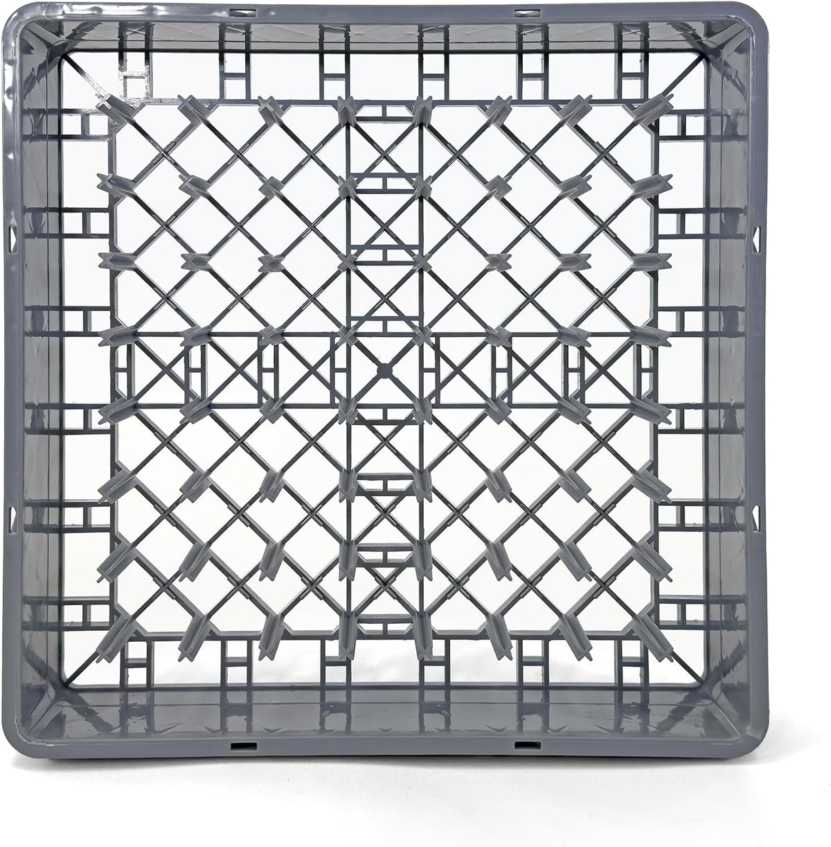 Peg Plate Rack for Commercial Dishwasher | Full Size Tray Rack | Polypropylene (Gray)