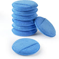 Wax Applicator Pad (8 Pack), 5 Inch Microfiber Applicator Pad with Finger Pocket, Washable Reusable Polishing Pads