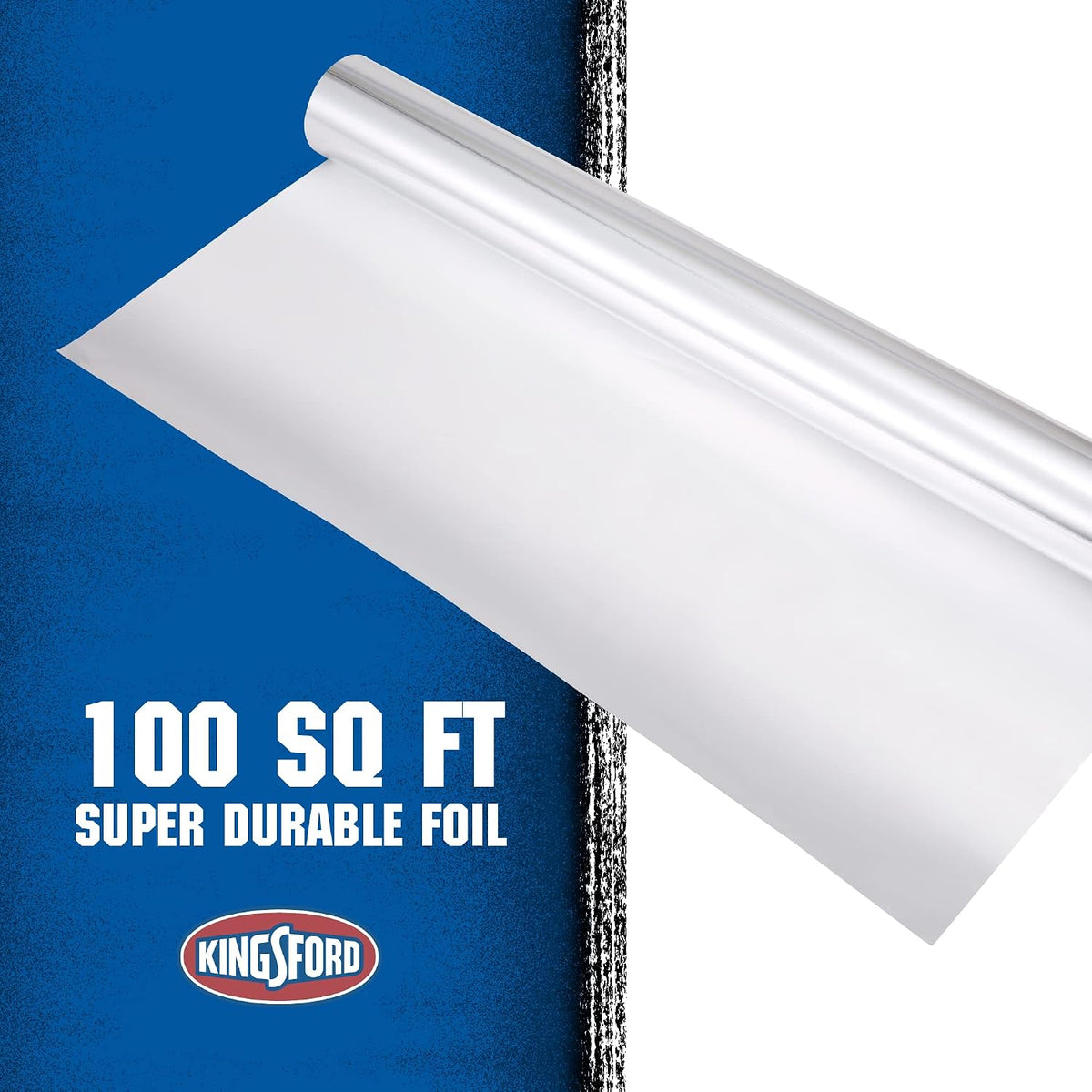 Extra Wide Heavy Duty Aluminum Foil Roll, 18 In x 100 Sq Ft