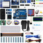 REXQualis Super Starter Kit Based on Arduino UNO R3 with Tutorial and Controller Board Compatible with Arduino IDE