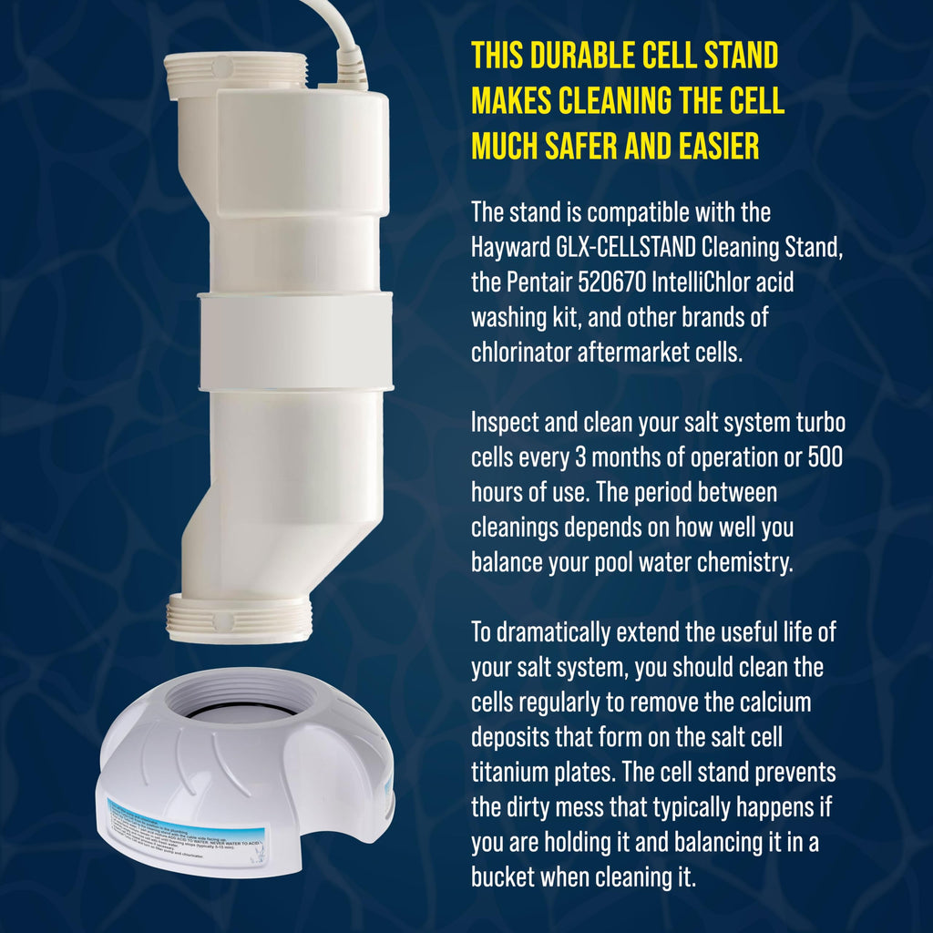Pool Salt Cell Cleaning Stand - Replacement Compatible