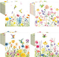 200 Pcs Pastel Wildflower Cocktail Napkins Disposable 4 Style 5"