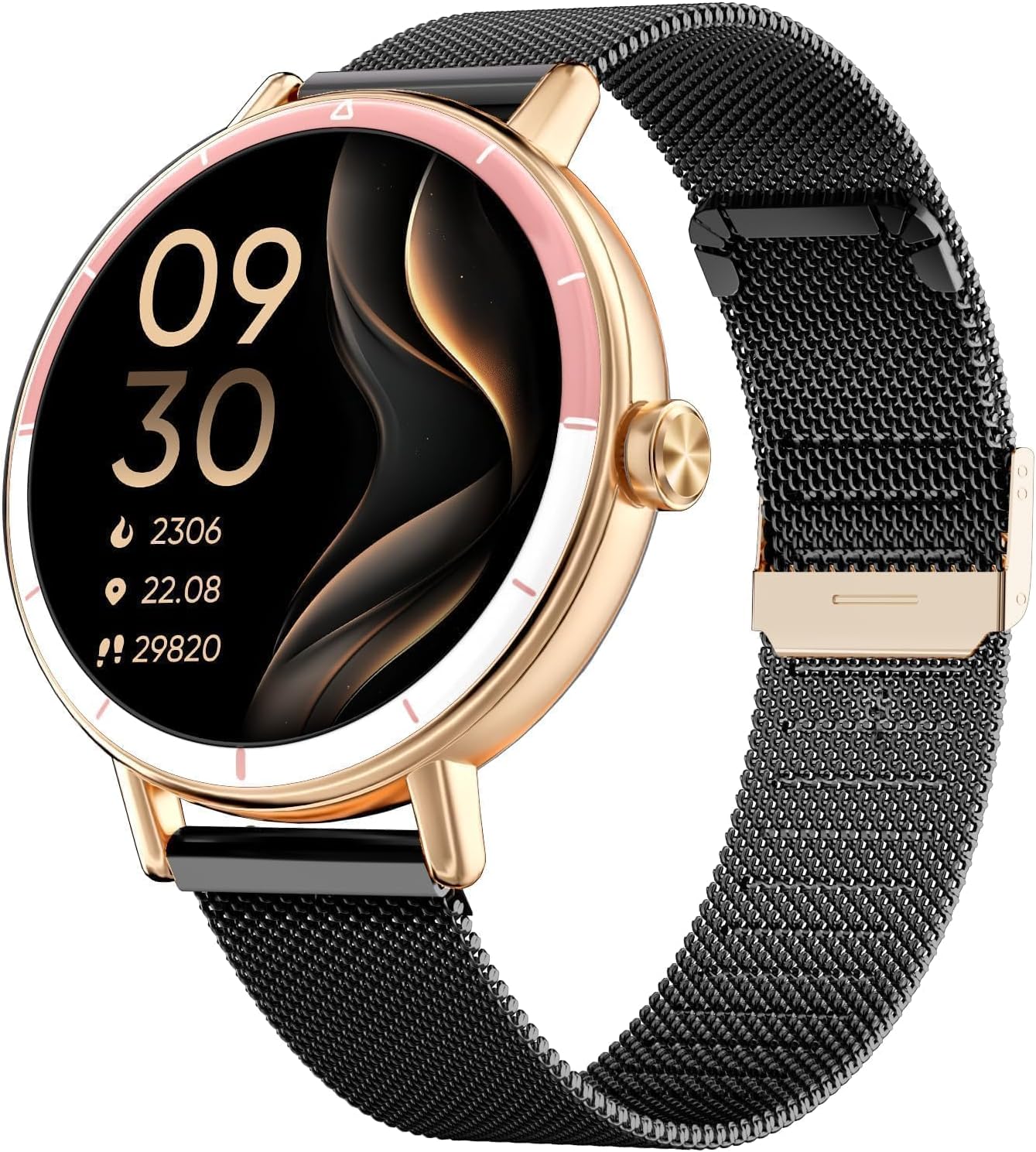 Smart Watch for Women Men with Two Bands, 40mm HD Smartwatch, Compatible with Android & iOS, Answer/Make Calls