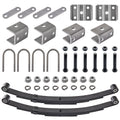 3500lb Tandem Trailer Leaf Spring Kit with 5-1/2" U-Bolts