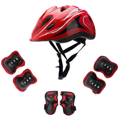 Kids Helmet Knee Elbow Pads Wrist Guard Sport Protective Gear Adjustable Scooter Skateboard Roller Bike Skate Cycling
