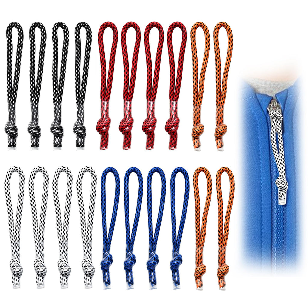 Zipper Pulls Compatible with Nike, 20PCS,5 Color