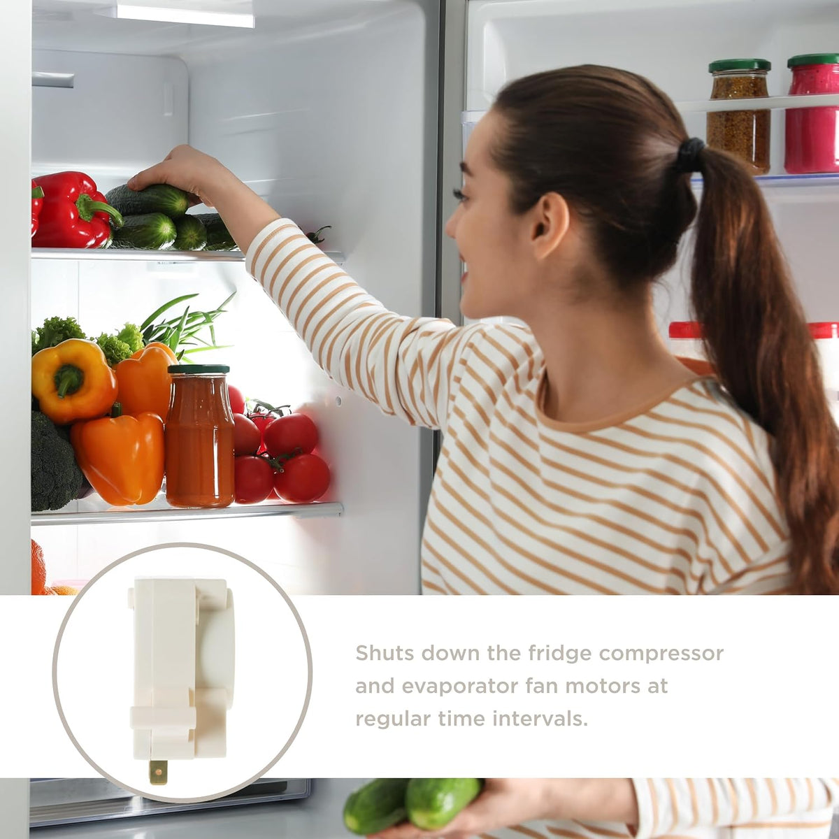 GE Appliances WR9X502 Refrigerator Defrost Timer