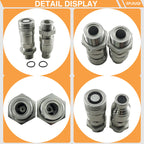 SPJIUQI Hydraulic Quick-Connect Coupler KV13884 AT312877 for John Deere 332