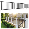 3 Pack 36 in x 6 ft Aluminum Porch and Deck Railing Kit Without Post