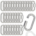 30PCS Quick Link, 3IN Heavy Duty Chain Link,Silver