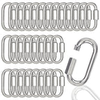 30PCS Quick Link, 3IN Heavy Duty Chain Link,Silver