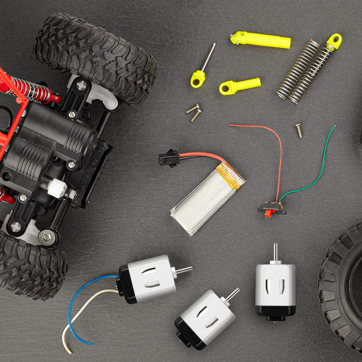 Mudder 20 Pcs Mini Electric Motor Dc 1.5-3V 23000rpm Cars Toys