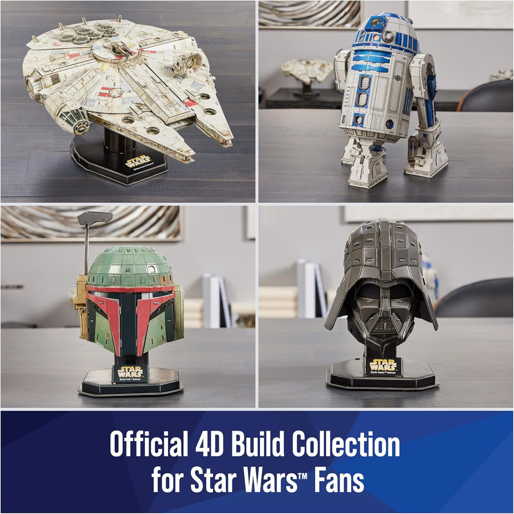 Star Wars Millennium Falcon 3D Model Kit, Star Wars Gifts, Desk Decor for Fans & Collectors, 223 Pieces, 3D Puzzles