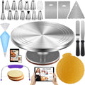 71 Aluminum Cake Decorating Kit, Baking Supplies for Beginner & Pros