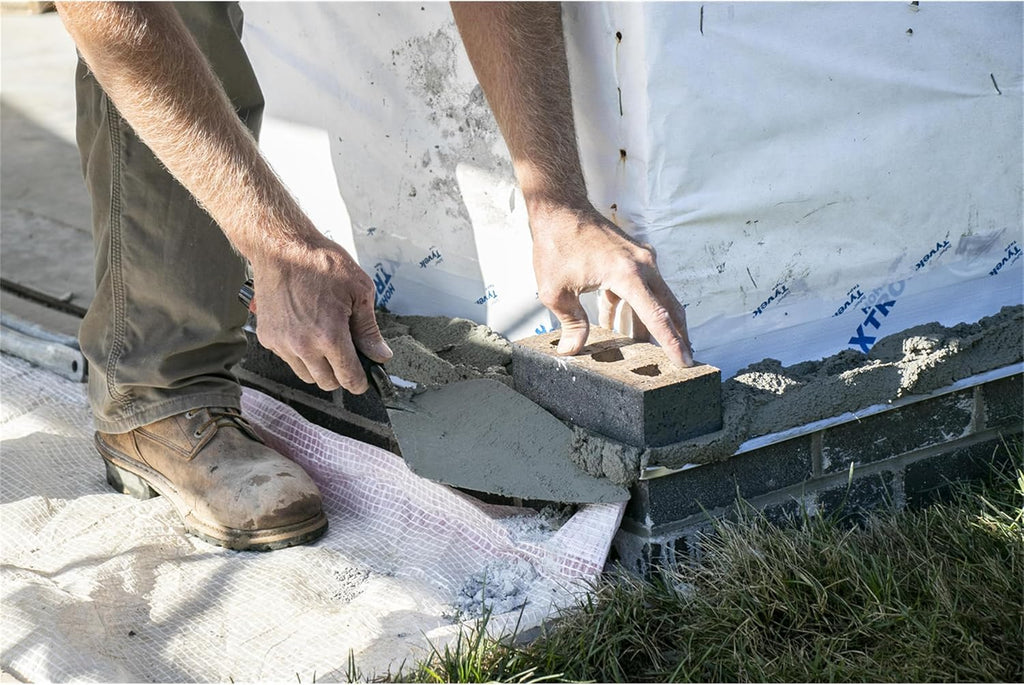 London Brick Trowel, 12 x 5 1/8 Inch, Assembled in the USA | Forged One-Piece High Carbon Steel Blade, Taper-Ground