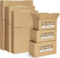 30 Pack Small Shipping Boxes Assorted Sizes, 9x6x4 & 10x7x5 & 11x6x6 10 PCS Each Mailing Boxes, Brown Corrugated Box