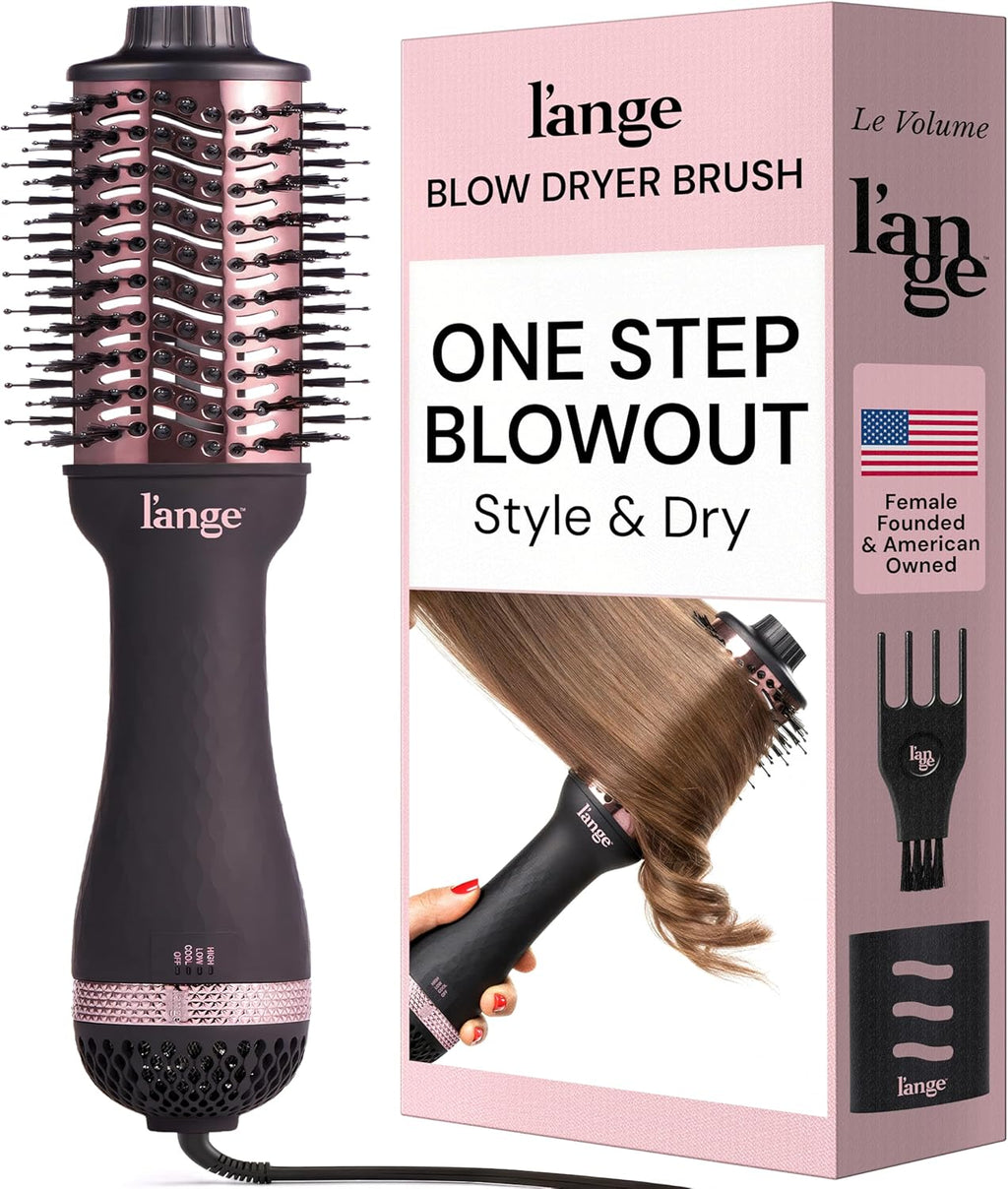 Le Volume 2-in-1 Titanium Blow Dryer Brush | Frizz Control Blowout Hair Dryer Brush For Drying And Straightening |