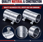 Gisafai 10 Pcs 3/4 Emt Coupling Conduit Fittings Screw Coupling