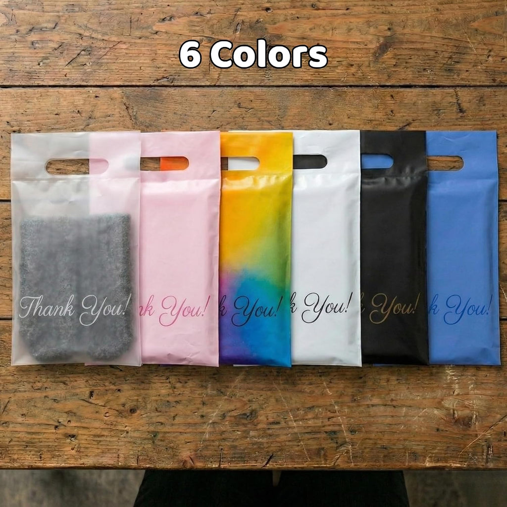 Pink Poly Mailers, 6x9, 100 Pack, Shipping Bags for Clothing