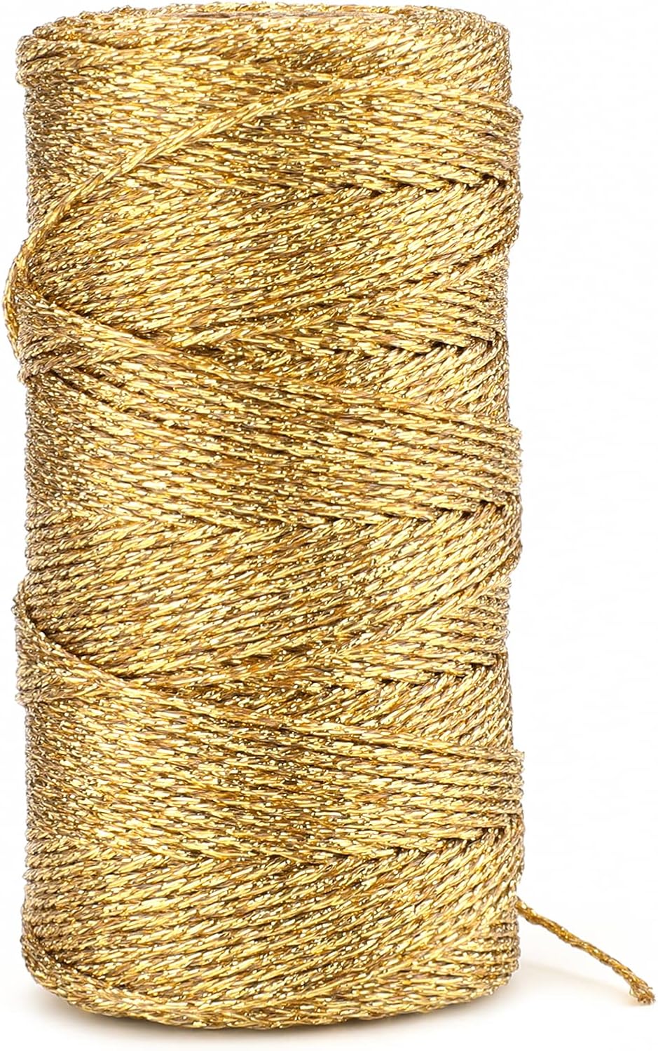 110Yards Decorative Metallic Bakers String, Gold Wrapping Twine