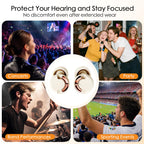 Adjustable High Fidelity Concert Ear Plugs, Hearing Protection