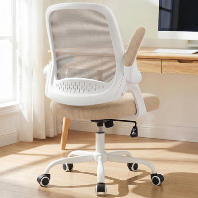 Office Chair Computer Desk Chair Ergonomic Gaming Comfy Mesh with Flip-up Arms Lumbar Support Adjustable Height