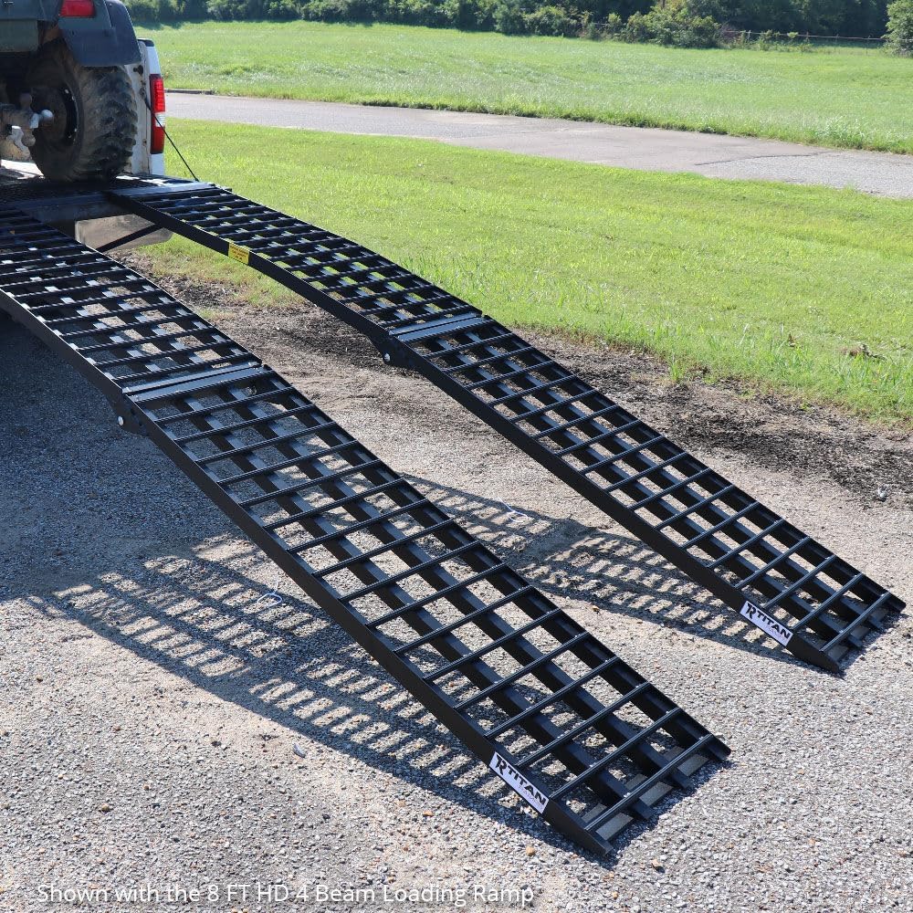 10' UTV/ATV Ramps for Loading Pickup Trucks, 2,000 lb Cap, Titan Ramps