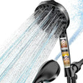 Filtered Shower Head with Handheld, High Pressure 9 Settings Shower Filter Head for Hard Water, Built-in Power Spray