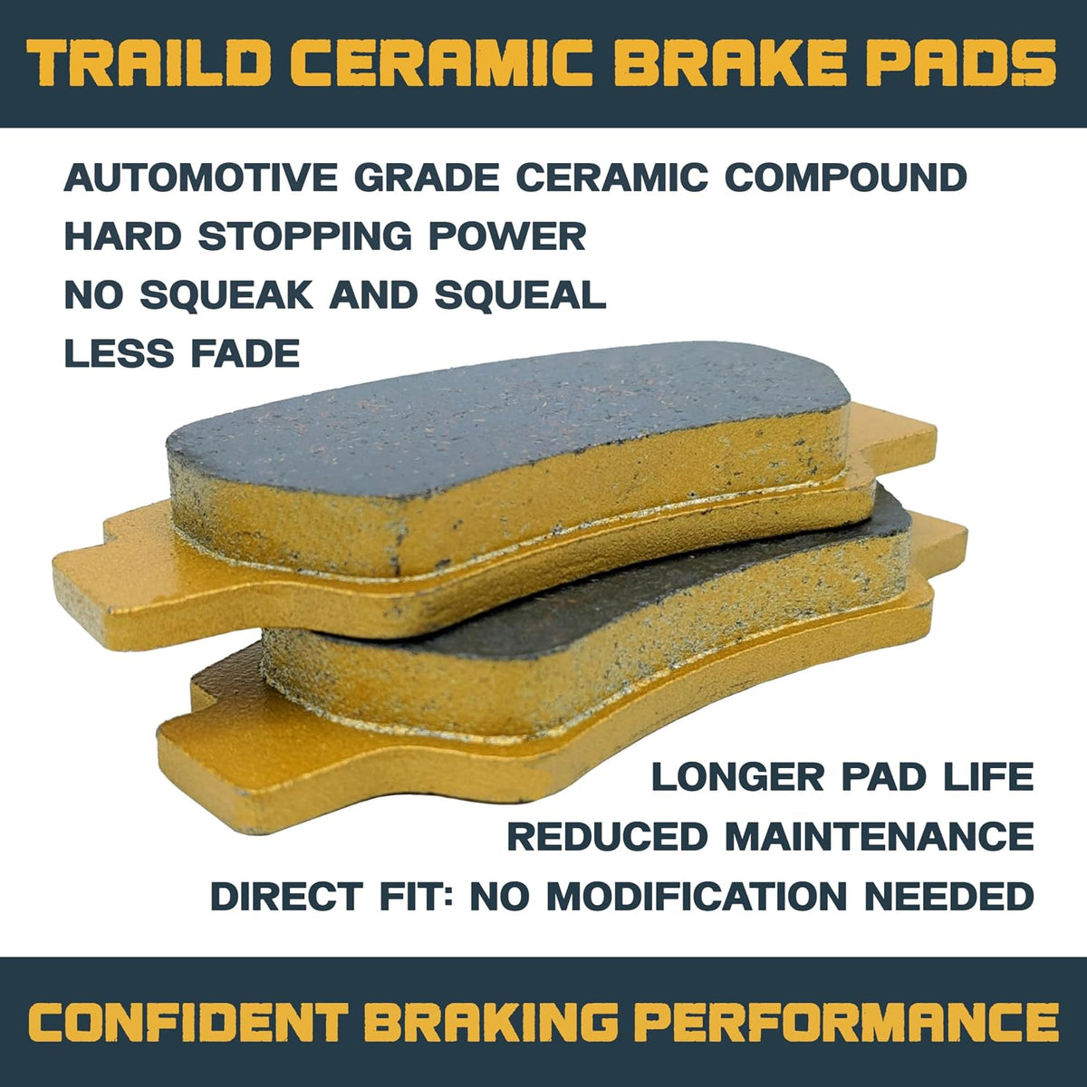 Traild Ceramic Brake Pads for Can-Am Outlander 2013-2026 Front & Rear