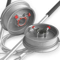 3-Pieces Bundle - Standard Lift Drums / 9.5ft Long Cables/Non-Slip Torsion Spring Winding Bar