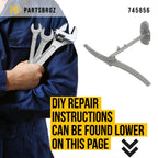 Dishwasher Upper Spray Arm Assembly for Bosch SHX878WD5N/01