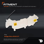 Dorman 603-835 Engine Coolant Reservoir Compatible with Select Dodge Models
