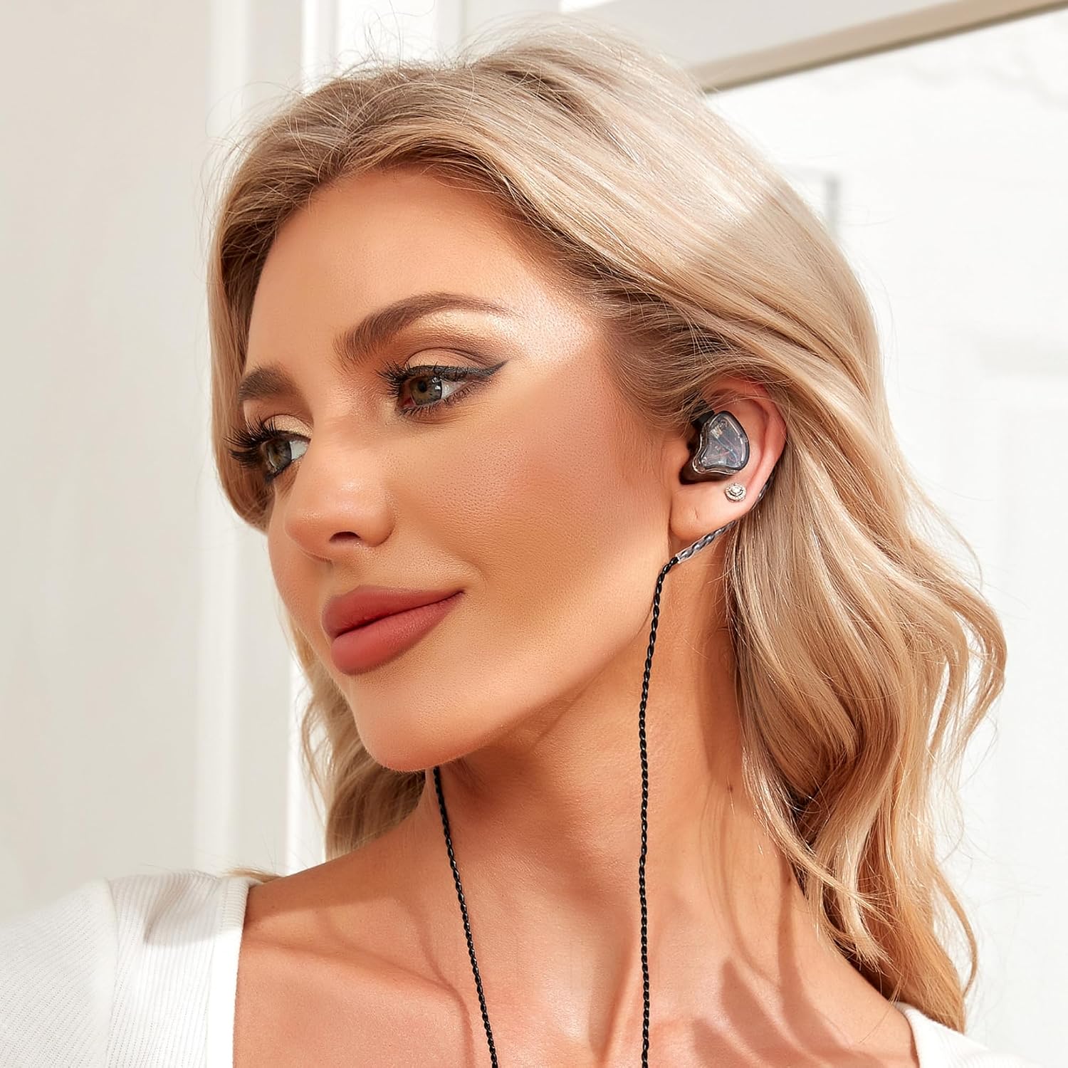 CCZ Yinyoo Melody in Ear Monitors Earphones Headphones Wired Earbuds without Microphone IEM HIFI Bass with 1DD 1BA