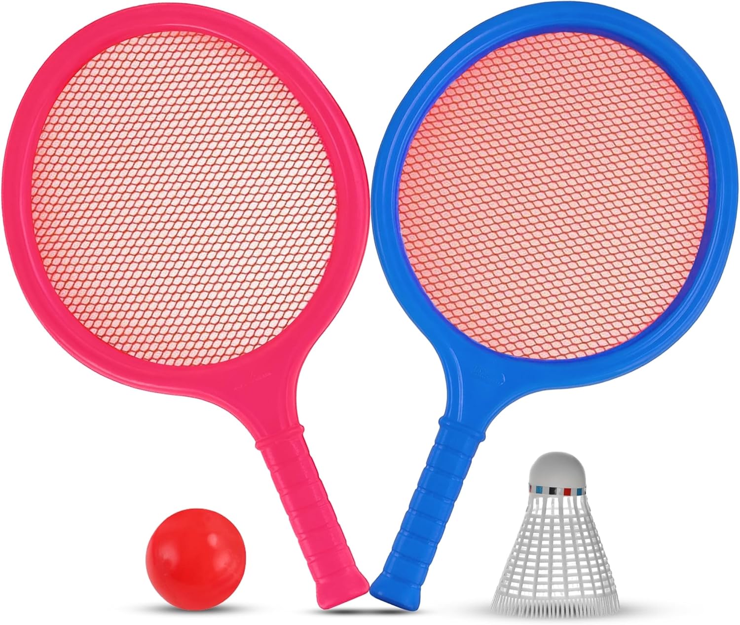 Badminton Racket Set for Kids, Toddlers with Paddles, Ball and Birdie - Junior Kindergarten Student Outdoor Sports