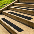 10Pcs Outdoor Stair Treads 4"x24" Non-Slip Step Strips Grip Tape
